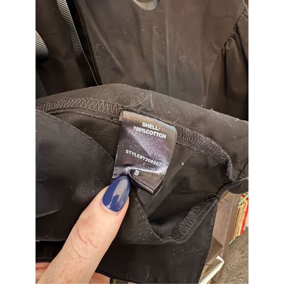 Pomander Place x Tuckernuck Julianna Bow Back Blouse In Black Size Small - Picture 6 of 6